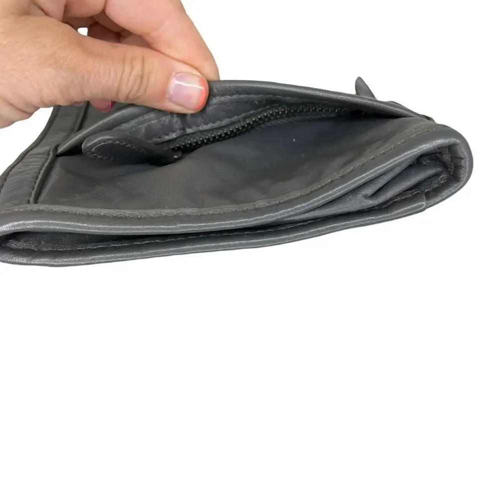 Kenneth Cole Gray Clutch  - Picture 3 of 9